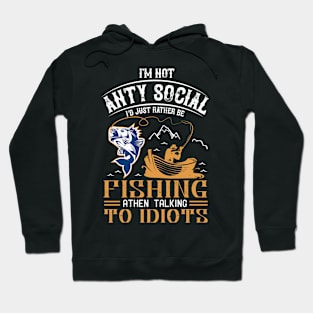 Fishing Antisocial Hoodie